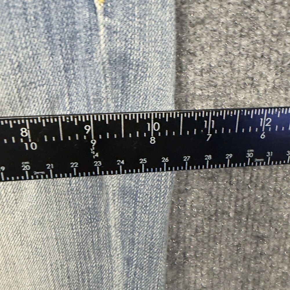Denim & Supply Ralph Lauren Crop Skinny Jeans Women 30(32) Blue Star Distressed - Picture 9 of 15